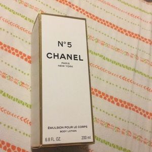 Chanel Number 5 body lotion